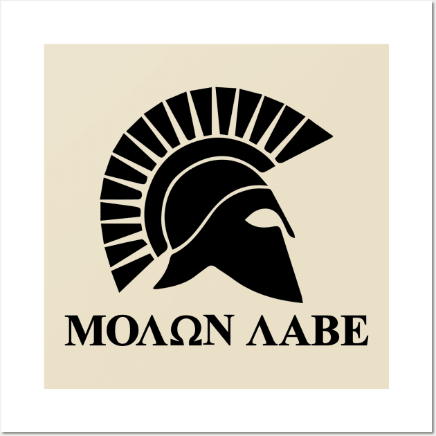 Mod.11 Molon Labe Greek Spartan Wall Art by parashop